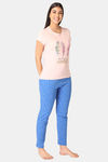 Lounge Dreams Cotton Night Suit - Blue — thumbnail 2