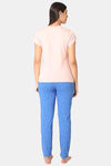 Lounge Dreams Cotton Night Suit - Blue — thumbnail 3