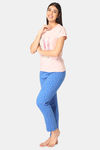 Lounge Dreams Cotton Night Suit - Blue — thumbnail 4