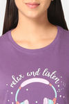 Lounge Dreams Cotton Night Suit - Green — thumbnail 5