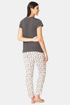 Lounge Dreams Cotton Night Suit - White — thumbnail 3