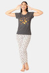 Lounge Dreams Cotton Night Suit - White — thumbnail 4
