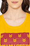 Lounge Dreams Cotton Night Suit - Red — thumbnail 4