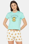 Lounge Dreams Cotton Night Suit - White — thumbnail 1