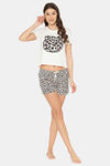 Lounge Dreams Cotton Night Suit - Black — thumbnail 4