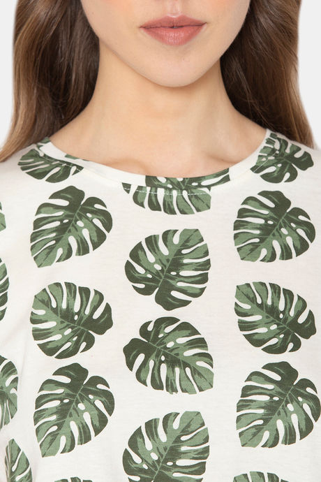 Lounge Dreams Cotton Shorts Set - Off White — image 4