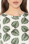 Lounge Dreams Cotton Shorts Set - Off White — thumbnail 4