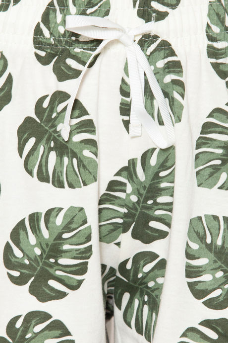 Lounge Dreams Cotton Shorts Set - Off White — image 5
