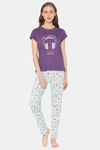 Lounge Dreams Cotton Top - Purple — thumbnail 1