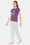 Lounge Dreams Cotton Top - Purple — thumbnail 3