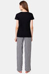 Lounge Dreams Cotton Pyjama Set - Black — thumbnail 5