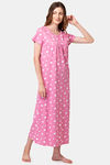 Lounge Dreams Cotton Nightdress - Pink — thumbnail 2