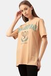 Lounge Dreams Cotton T-Shirt - Beige — thumbnail 3