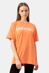 Lounge Dreams Cotton T-Shirt - Peach — thumbnail 1