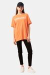 Lounge Dreams Cotton T-Shirt - Peach — thumbnail 4