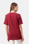 Lounge Dreams Cotton T-Shirt - Burgundy — thumbnail 4