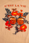 Lounge Dreams Cotton T-Shirt - Beige — thumbnail 6