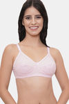 LILY Cotton Single Layered Non Wired 3/4th Coverage No Sag / Sag Lift Bra - Pink — thumbnail 1