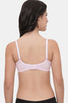 LILY Cotton Single Layered Non Wired 3/4th Coverage No Sag / Sag Lift Bra - Pink — thumbnail 2