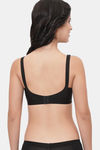LILY C-Cup Single Layered Non Wired 3/4th Coverage No Sag / Sag Lift Bra - Black — thumbnail 2