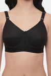 LILY C-Cup Single Layered Non Wired 3/4th Coverage No Sag / Sag Lift Bra - Black — thumbnail 4