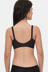 LILY Everyday Single Layered Non Wired 3/4th Coverage Minimiser Bra - Black — thumbnail 2