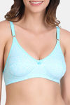 Lily Single Layered Non-Wired 3/4th Coverage Sag Lift Bra - Sky Blue — thumbnail 4