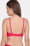Lily Padded Non-Wired 3/4Th Coverage Super Support Bra - Pink — thumbnail 2