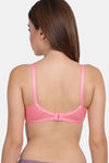 Lily Single Layered Non-Wired 3/4Th Coverage Super Support Bra - Orange — thumbnail 2