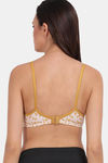 Lily Single Layered Non Wired High / 3/4Th + Coverage T-Shirt Bra - Yellow — thumbnail 2