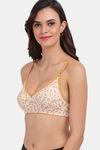 Lily Single Layered Non Wired High / 3/4Th + Coverage T-Shirt Bra - Yellow — thumbnail 3