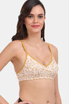 Lily Single Layered Non Wired High / 3/4Th + Coverage T-Shirt Bra - Yellow — thumbnail 5