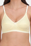 Lily Single Layered Non Wired High / 3/4Th + Coverage Sleep Bra - Lemon — thumbnail 4