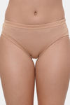 Lily Mid Rise Cotton Hipster Panty (Pack of 3) - Coral Maroon Nude — thumbnail 15