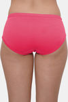 Lily Mid Rise Cotton Hipster Panty (Pack of 3) - Coral Maroon Nude — thumbnail 3