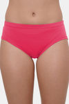 Lily Mid Rise Cotton Hipster Panty (Pack of 3) - Coral Maroon Nude — thumbnail 5