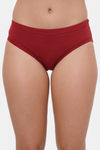 Lily Mid Rise Cotton Hipster Panty (Pack of 3) - Coral Maroon Nude — thumbnail 7