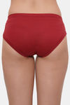 Lily Mid Rise Cotton Hipster Panty (Pack of 3) - Coral Maroon Nude — thumbnail 8