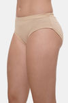 Lily Mid Rise Cotton Hipster Panty (Pack of 3) - Maroon Nude Skin — thumbnail 14