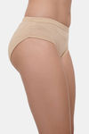 Lily Mid Rise Cotton Hipster Panty (Pack of 3) - Maroon Nude Skin — thumbnail 16