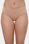 Lily Mid Rise Cotton Hipster Panty (Pack of 3) - Maroon Nude Skin — thumbnail 7