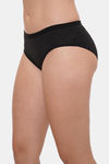 Lily Mid Rise Cotton Hipster Panty (Pack of 3) - Black Brown Navy Blue — thumbnail 4