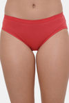 Lily Mid Rise Cotton Hipster Panty (Pack of 3) - Brown Coral Maroon — thumbnail 10