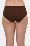 Lily Mid Rise Cotton Hipster Panty (Pack of 3) - Brown Coral Maroon — thumbnail 3