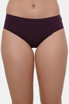 Lily Mid Rise Cotton Hipster Panty (Pack of 3) - Coral Maroon Purple — thumbnail 12