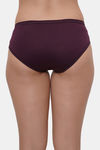 Lily Mid Rise Cotton Hipster Panty (Pack of 3) - Coral Maroon Purple — thumbnail 13