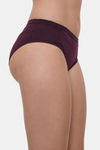 Lily Mid Rise Cotton Hipster Panty (Pack of 3) - Coral Maroon Purple — thumbnail 16