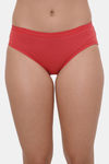 Lily Mid Rise Cotton Hipster Panty (Pack of 3) - Coral Maroon Purple — thumbnail 2