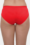 Lily Mid Rise Cotton Hipster Panty (Pack of 3) - Purple Red Black — thumbnail 8