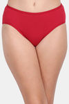 Lily Cotton Lycra Mid Rise Hipster Panty (Pack of 3) - Maroon-Navy Blue-Red — thumbnail 2